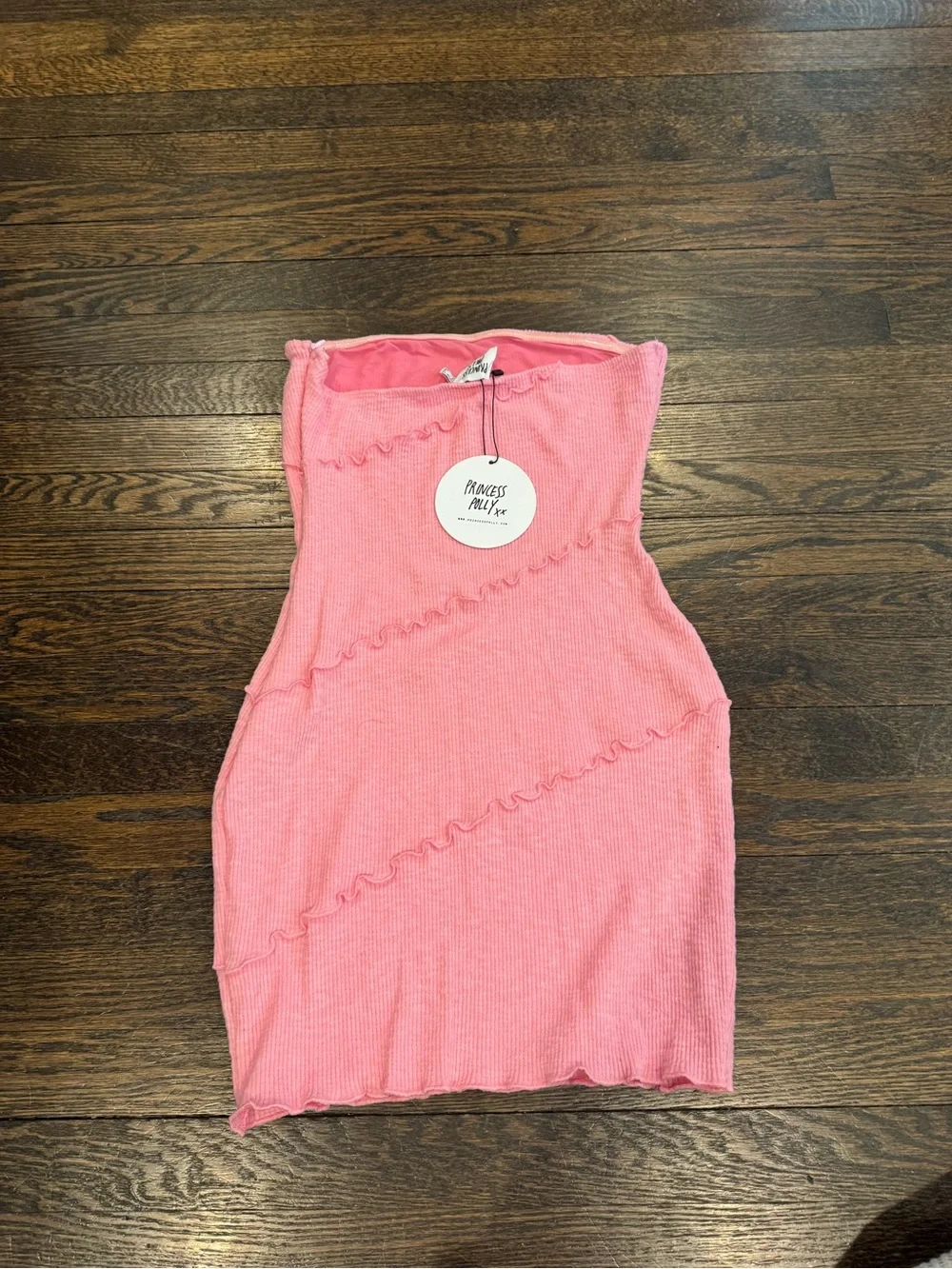 Princess Polly Pink Strapless Mini Dress - Picture 2 of 3